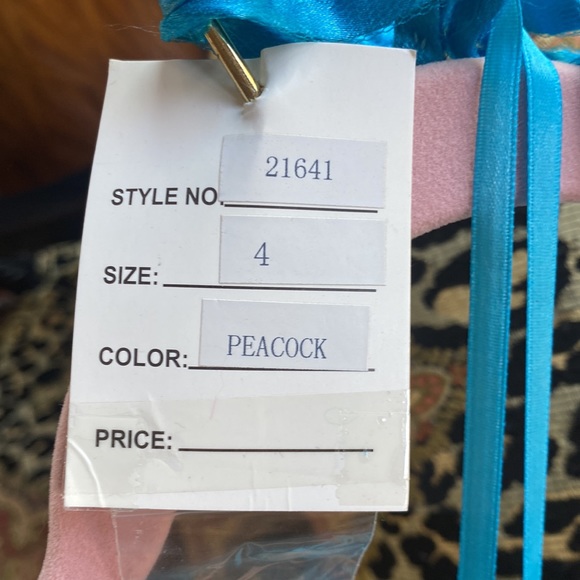 Windsor | Blue Peacock Tulle Prom Maxi Dress - Picture 7 of 7